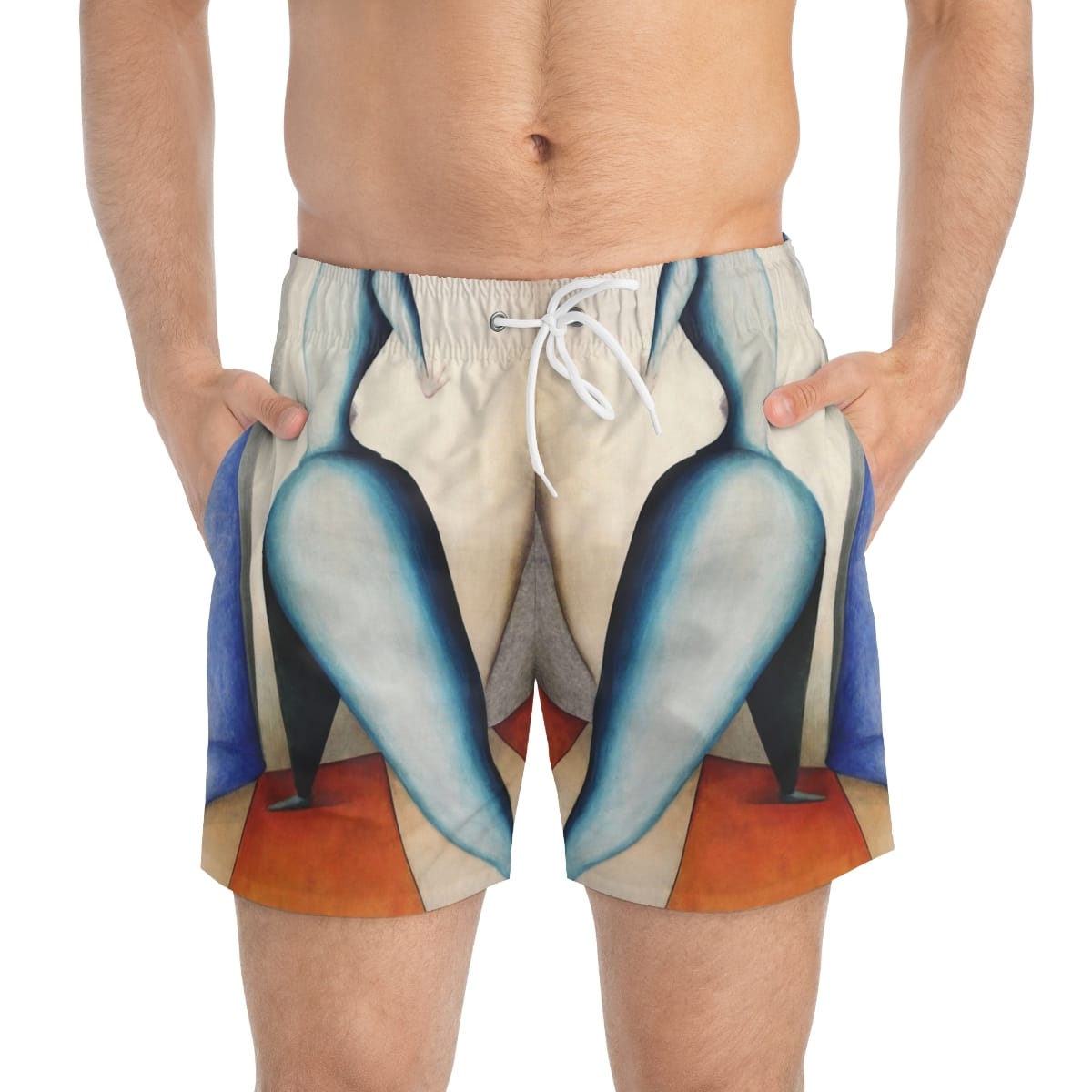 Art Swim Trunks, Artist Oskar Schlemmer, Artwork 